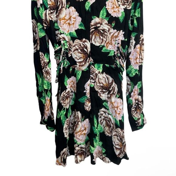 AFRM Nami Floral Corset Tie Mini Dress - Picture 9 of 13